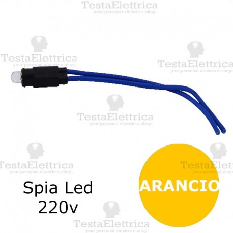 Spia Led arancione 220v compatibile 