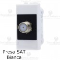 Presa TV SAT bianca compatibile con serie Bticino LivingLight