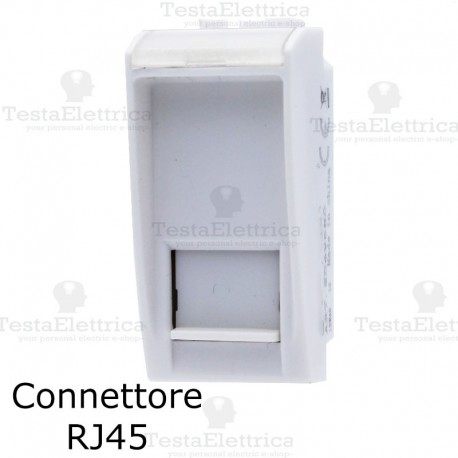 connettore rj45 compatibile con serie LivingLight Bianca
