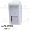 Presa dati bianca compatibile con serie Bticino LivingLight