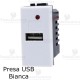 connettore USB compatibile con serie LivingLight Bianca
