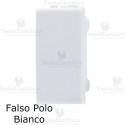Falso polo bianco compatibile con serie Bticino LivingLight