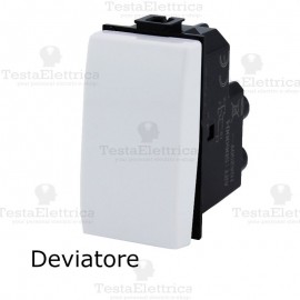 Deviatore bianco compatibile Bticino Matix