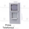 Presa telefonica compatibile con serie Bticino Matix