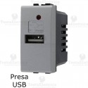Presa usb compatibile con serie Bticino LivingLight