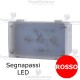 Segnapassi rosso a LED per 503 compatibile Bticino Matix 