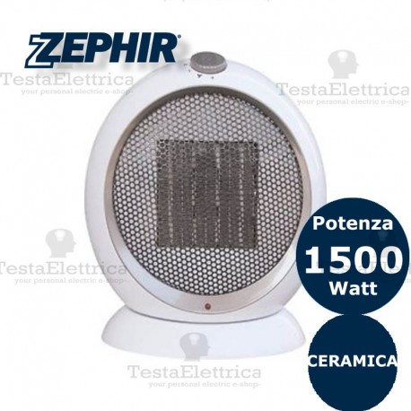 Termoventilatore ceramico oscillante 1500w ZEPHIR ZPTC100