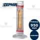 Stufa al carbonio 1 elemento 900w Zephir ZCRB900