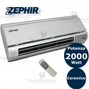 Termoventilatore ceramico da parete 2000w ZEPHIR