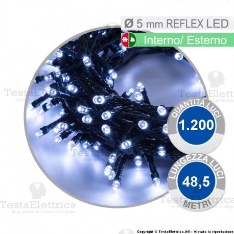 Serie luci di natale da1200 reflex LED 