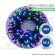 Catena di natale a reflex led Multicolore 