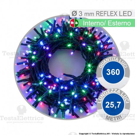 Catena di natale a led Multicolore