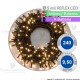 Catena di natale a led Bianco Caldo a batterie