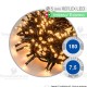 Catena di natale a led bianco caldo 