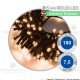 Catena di natale a led bianco naturale 