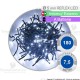 Catena 180 luci di natale a led Bianco Freddo a batterie