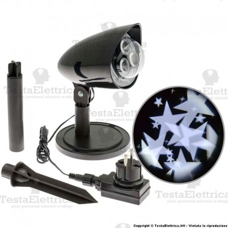 Proiettore a LED stelle rotanti