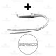 completo di spia led bianca 