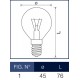 Lampada solare a incandescenza 40W E14 MarinoCristal