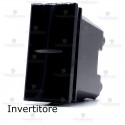 Invertitore assiale antracite compatibile con serie Bticino Axolute