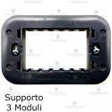 Supporto 3 moduli compatibile con serie Bticino Axolute