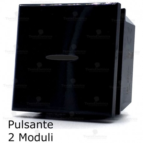 pulsante 2 moduli compatibile bticino axolute 