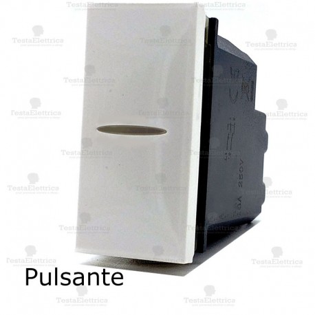 pulsante compatibile bticino axolute bianco