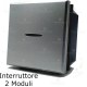 interruttore 2 moduli compatibile bticino axolute tech