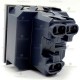 deviatore 2 moduli grigio bticino axolute compatibile 