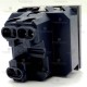deviatore 2 moduli tech bticino axolute compatibile - retro particolare spia