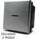 deviatore 2 moduli grigio bticino axolute compatibile 