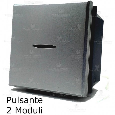 pulsante 2 moduli compatibile bticino axolute tech