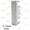 Falso polo ½ modulo bianco compatibile con serie Bticino Axolute
