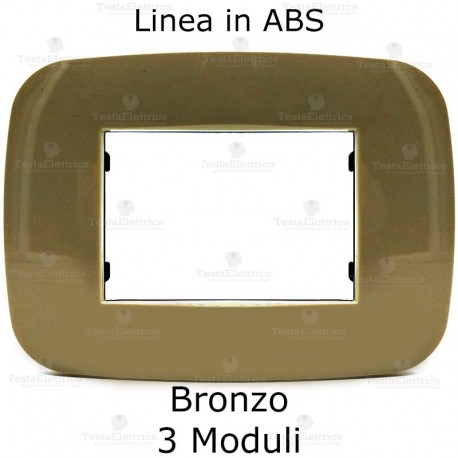 Placchetta bronzo compatibile bticino Axolute