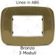 Placchetta bronzo compatibile bticino Axolute
