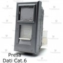 Presa dati Tech compatibile con serie Bticino Axolute Cat. 6
