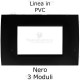 Placca nera compatibile LivingLight 