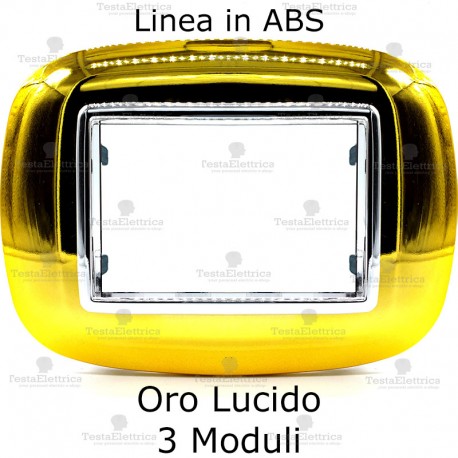  placca compatibile axolute oro lucido