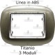 placca compatibile bticino axolute titanium