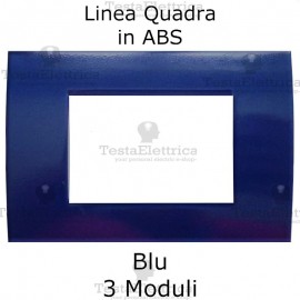 Placchetta Blu compatibile con serie Bticino LivingLight 