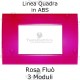 Placchetta  Rosa Fluò compatibile con serie Bticino LivingLight 