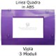 Placchetta  Viola  compatibile con serie Bticino LivingLight 