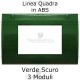 Placchetta Verde compatibile con serie Bticino LivingLight 