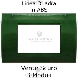 Placchetta Verde compatibile con serie Bticino LivingLight 