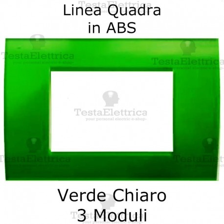 Placchetta Verde Chiaro compatibile con serie Bticino LivingLight 