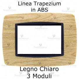 Placchetta Legno Chiaro compatibile e adattabile Bticino Living Light