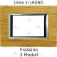 Placca in Legno Bticino Matix frassino
