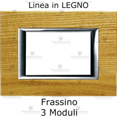 Placca in Legno Bticino Matix frassino