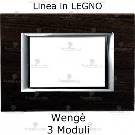 Placca in Legno Bticino Matix Wengè 