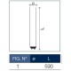 Tubo a neon 60 cm 18 watt cm T8 Standard Trifosforo Leuci o Philips